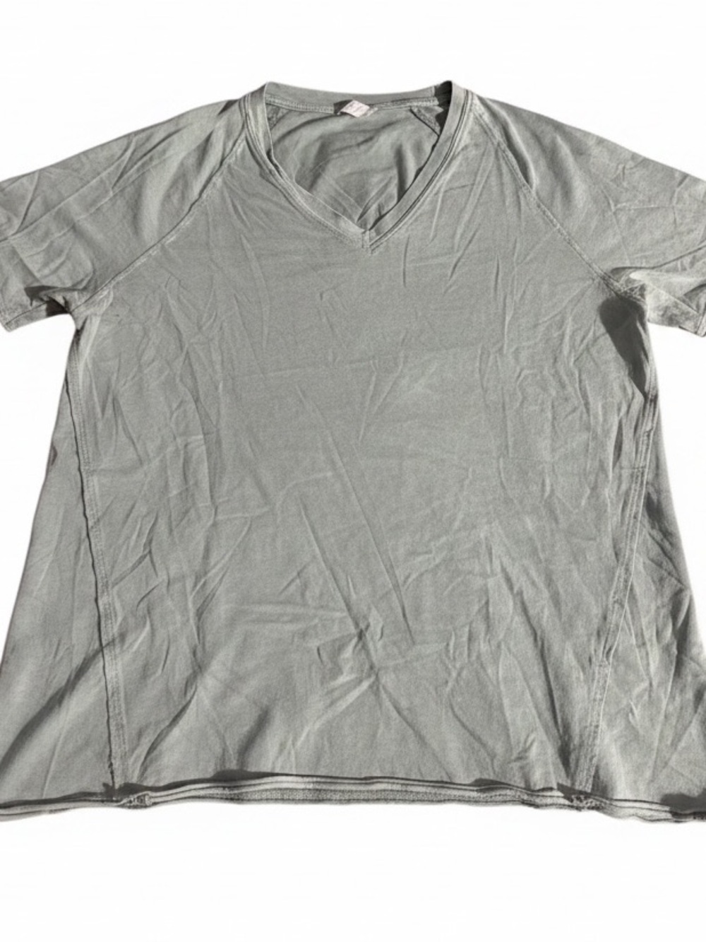 NWOT Women’s V-Neck Sage Short Sleeve Shirt - Size CS